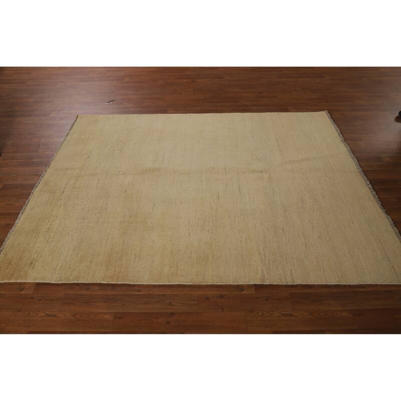 Modern Gabbeh Oriental Area Rug Handmade Bedroom Wool Carpet - 5'0" x 6'8"