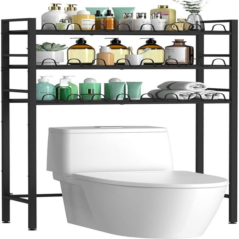 Over The Toilet Storage - 9.8"D x 23.6"W x 63"H