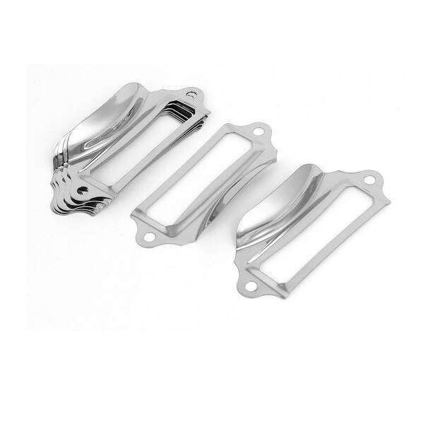 Shop File Drawer Cabinet Box Tag Frame Label Holder Pull Handles