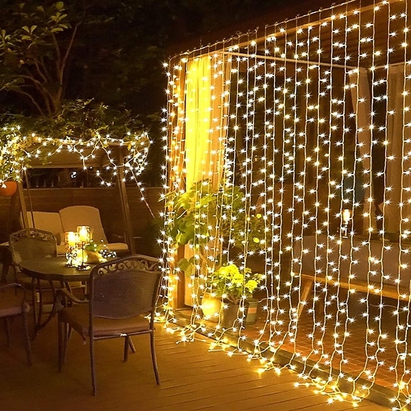 Curtain fairy lights outdoor top