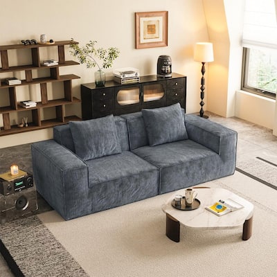 Chenille Foam Sectional Sofa