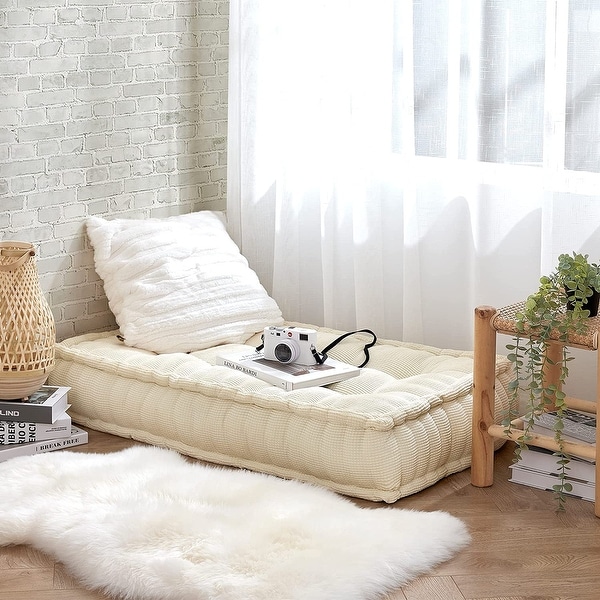 Rainha 40 Ultra Thick Tufted Floor Pillow by DormCo On Sale Bed Bath Beyond 34932608