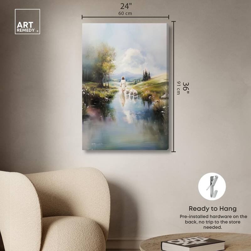 Caretaker's Calm Crossing II Canvas by Art Remedy, Gallery Wrapped