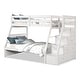 preview thumbnail 5 of 4, Furniture of America Waluz Twin over Full Wood Bunk Bed with Drawers