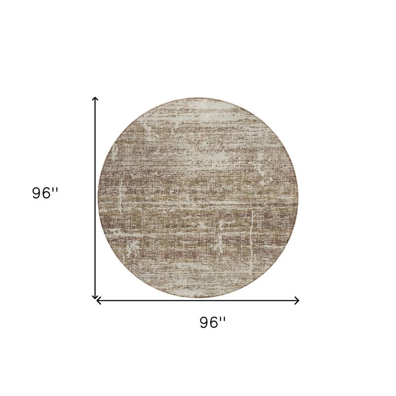 HomeRoots Abstract Transitional Rectangle Outdoor Rug