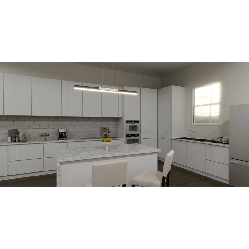 Colter Integrated LED Brushed Nickel Island Light