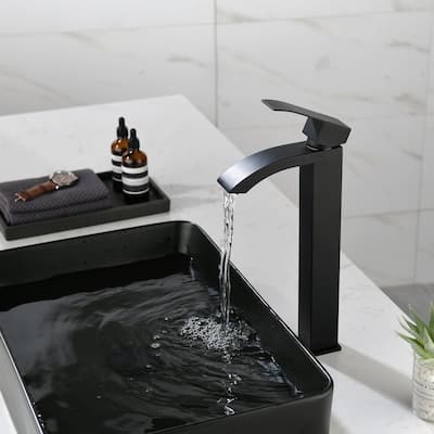 Single Handle Deck Mount Bathroom Faucet - 3"13"