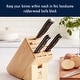 preview thumbnail 2 of 4, Henckels Hardwood Knife Block, Knife Storage, 11-slot - Natural