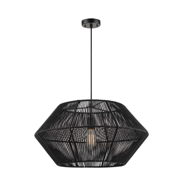 Globe Electric 65470 Terra 25 Wide Pendant with Paper Twine Shade Bed Bath Beyond 38064865