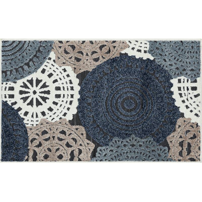 Cruise Bohemian & Eclectic Geometric Indoor/Outdoor Area Rug