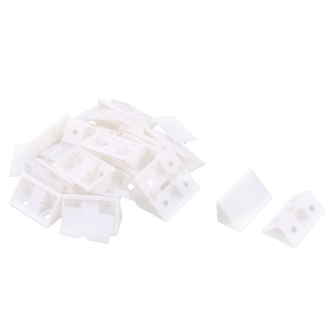 Shop Plastic Shelf Cabinet Closet 90 Degree Corner Braces Angle