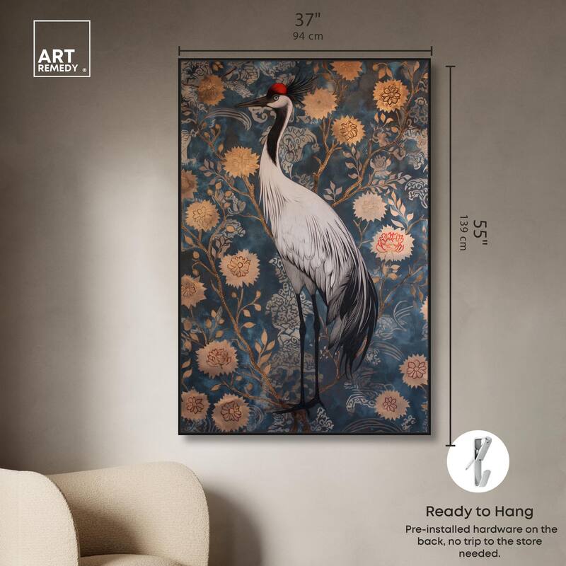 Botanical Bird II Canvas by Art Remedy