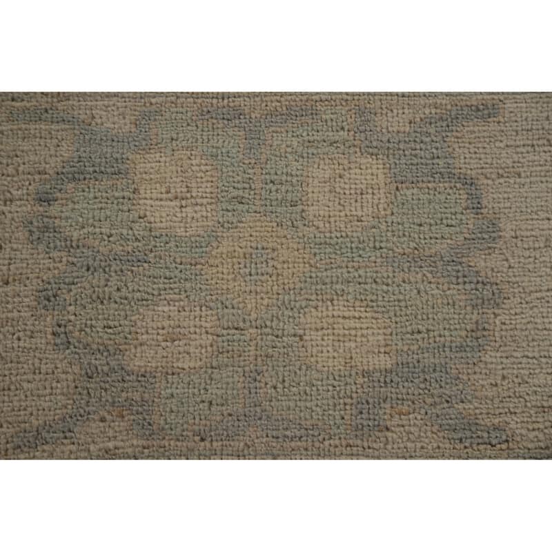 Vegetable Dye Oushak Large Area Rug Handmade Wool Carpet - 10'5"x 13'8"