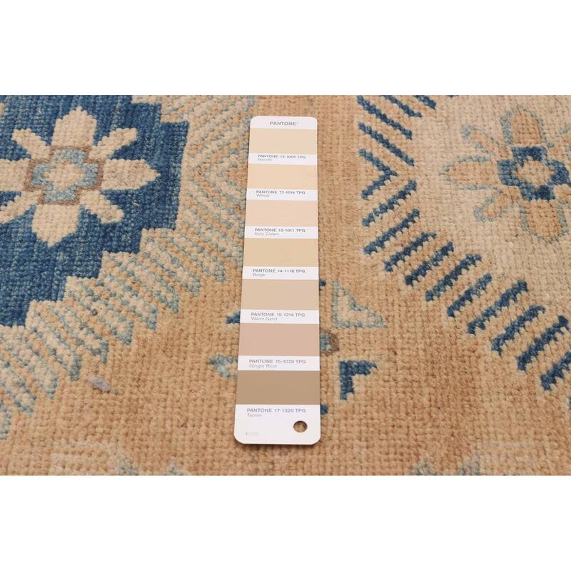 ECARPETGALLERY Hand-knotted Finest Ghazni Tan Wool Rug - 2'9 x 9'10