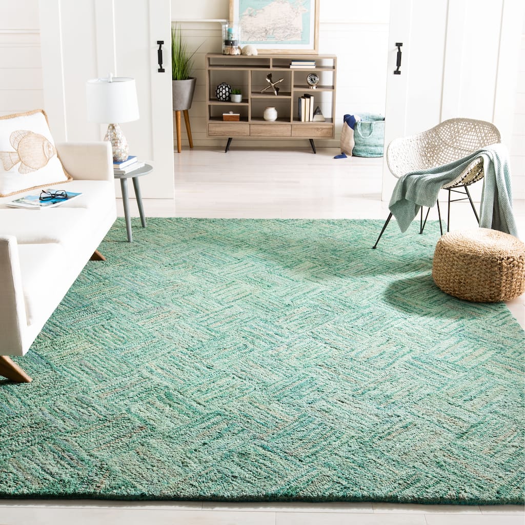 SAFAVIEH Handmade Nantucket Bimla Contemporary Cotton Rug