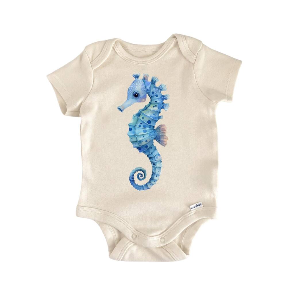 Seahorse Beach Summer - Baby Boy Girl Clothes Infant Bodysuit Funny Cute Newborn
