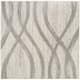 SAFAVIEH Adirondack Lelia Modern Abstract Distressed Rug - 6' x 6' Square - Cream/Grey