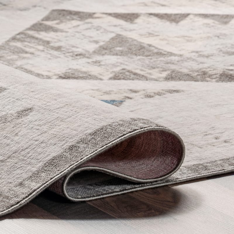 Nuloom Irini SpinClean Faded Southwestern Machine Washable Area Rug