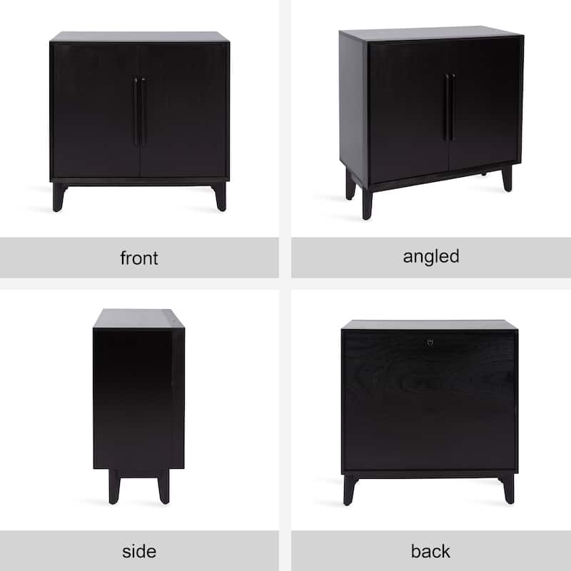 Kate and Laurel McCutcheon Floor Media Cabinet