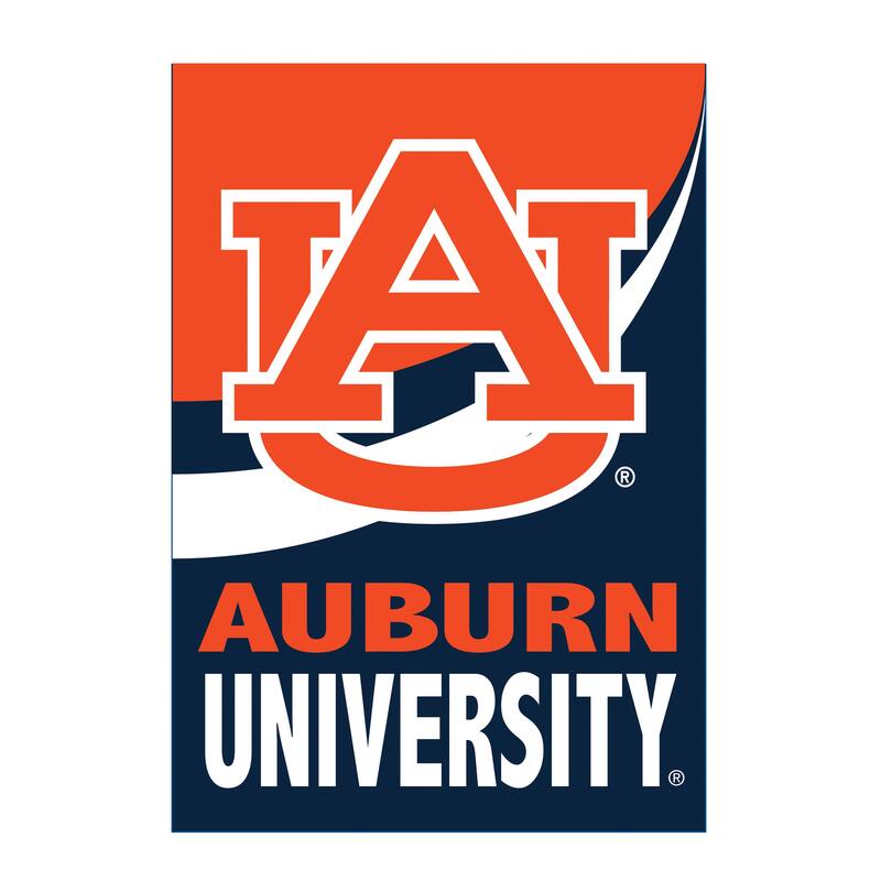 Auburn University Burlap Flag Garden Size