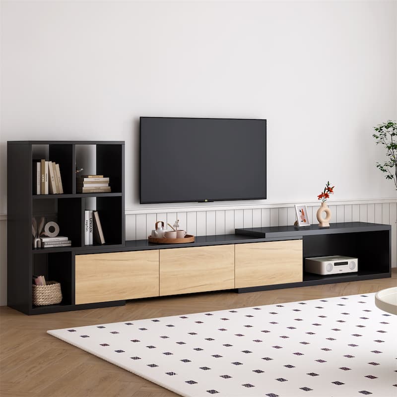 74.8''-126'' Extendable TV Stand for TVs up to 110''