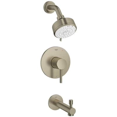 Grohe 10 249 8 Concetto Tub and Shower Trim Package with 1.75 GPM
