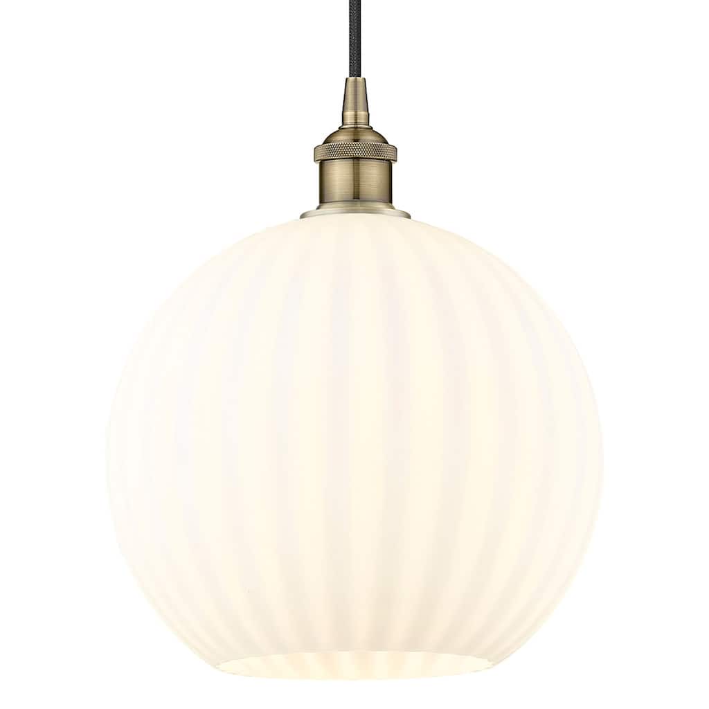 Innovations Lighting 616-1P 14 12 White Venetian Pendant White