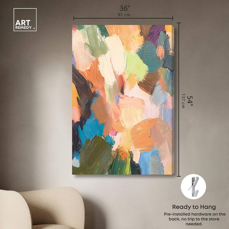 Chromatic Surge III Canvas by Art Remedy, Gallery Wrapped