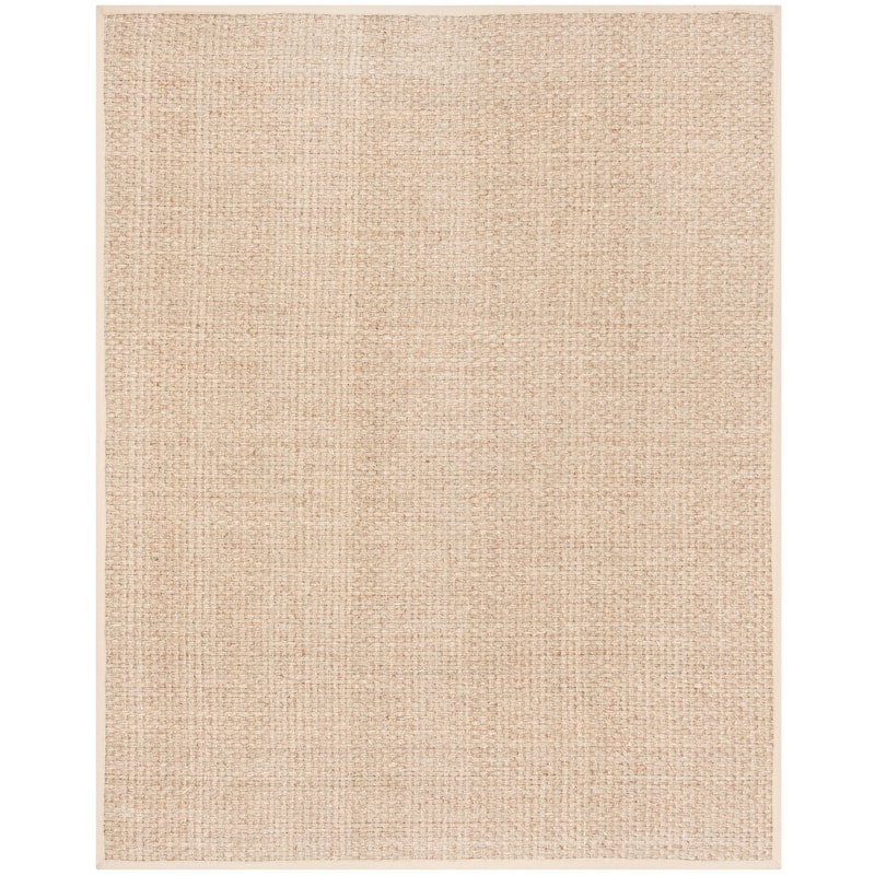 SAFAVIEH Natural Fiber Zymryd Basketweave Seagrass Rug - 9' x 12' - Natural/Beige
