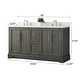 preview thumbnail 20 of 26, Vanity Art 60" Double Sink Bathroom Vanity with Top & Backsplash