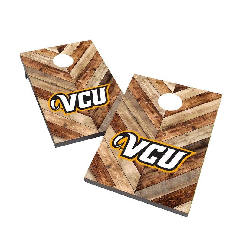 Virginia Commonwealth University Rams VCU 2x4 Cornhole Boards - Include Case & Lights