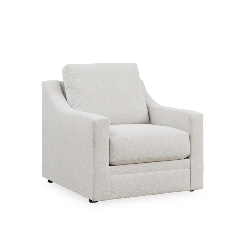 Signature Design by Ashley Maitelynn White Chair - 36"W x 40"D x 37"H