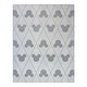 preview thumbnail 3 of 7, Licensed Disney Mickey Mouse Grey/ Cream Modern Argyle Flatweave Indoor/ Outdoor Area Rug