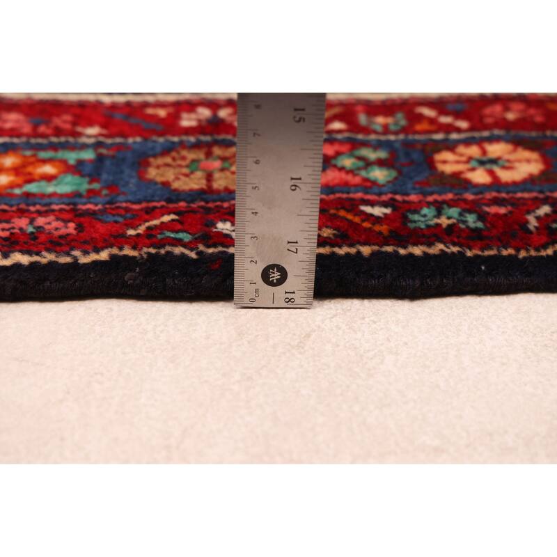 ECARPETGALLERY Hand-knotted Anadol Dark Navy Wool Rug - 3'1 x 9'10