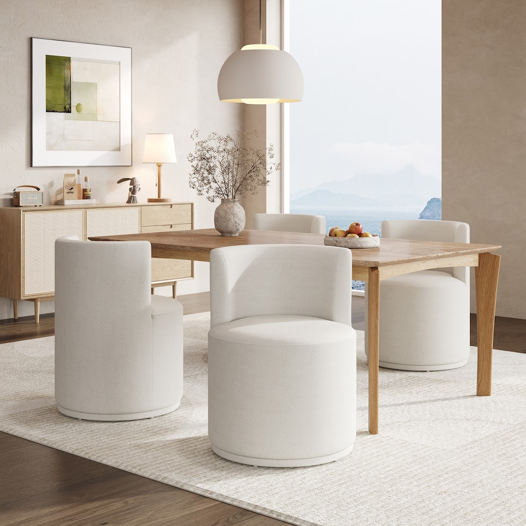 Christopher Knight Home - Arlo Dining Set with Modern Upholstered Side Chair and Dining Table