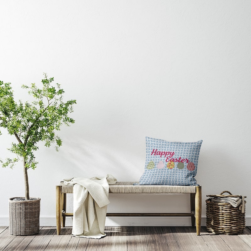 Happy Easter Polyester Indoor Pillow