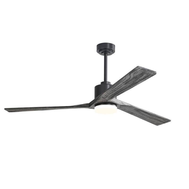 WINGBO 64" DC Motor Indoor Ceiling Fan with LED Light & Remote