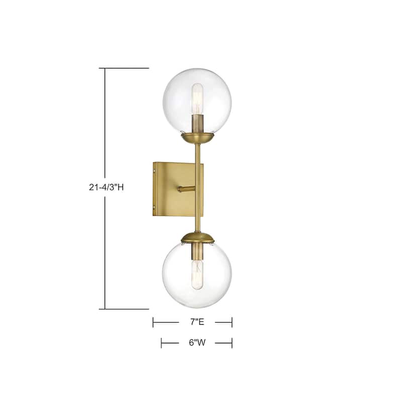 Meridian M90001 2 Light 20" Tall Wall Sconce