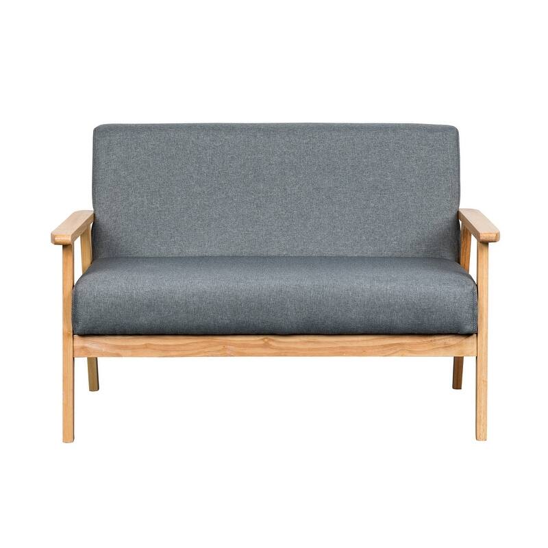 45" Gray Loveseat