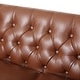 preview thumbnail 25 of 38, Holasek Tufted Faux Leather or Velvet Loveseat by Christopher Knight Home