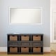 preview thumbnail 140 of 190, Wall Mirror Choose Your Custom Size - Extra Large, Blanco White Wood