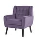 preview thumbnail 6 of 7, Velvet Upholstered Armchair Tufted Accent Chair