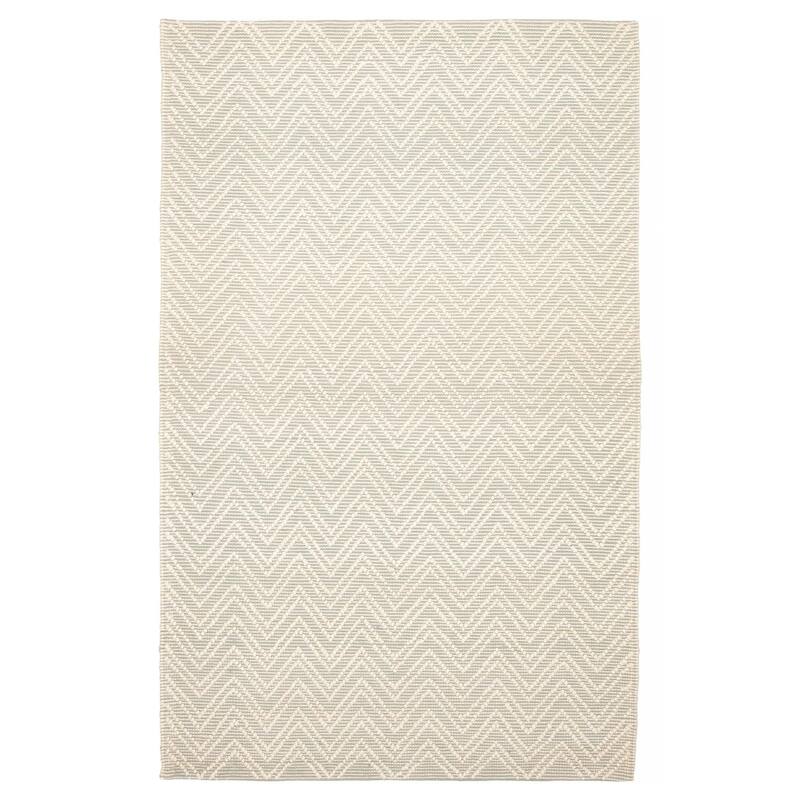 ECARPETGALLERY Braid weave Sienna Cream Wool Rug - 5'0 x 7'11 - Cream - 5'0 x 7'11