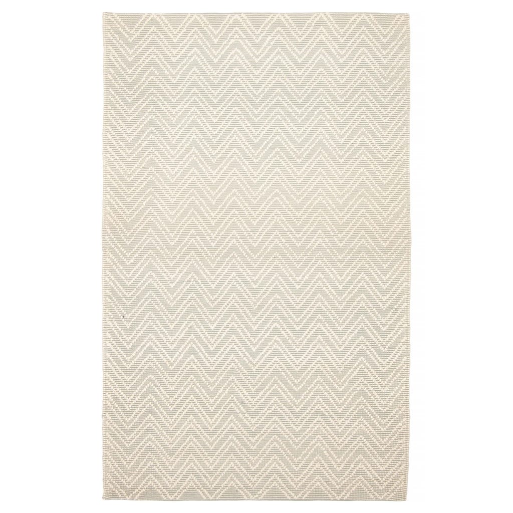 ECARPETGALLERY Braid weave Sienna Cream Wool Rug - 5'0 x 7'11