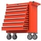 preview thumbnail 5 of 28, 7-Drawer Heavy Duty Rolling Tool Chest Tool Storage Box - N/A Red