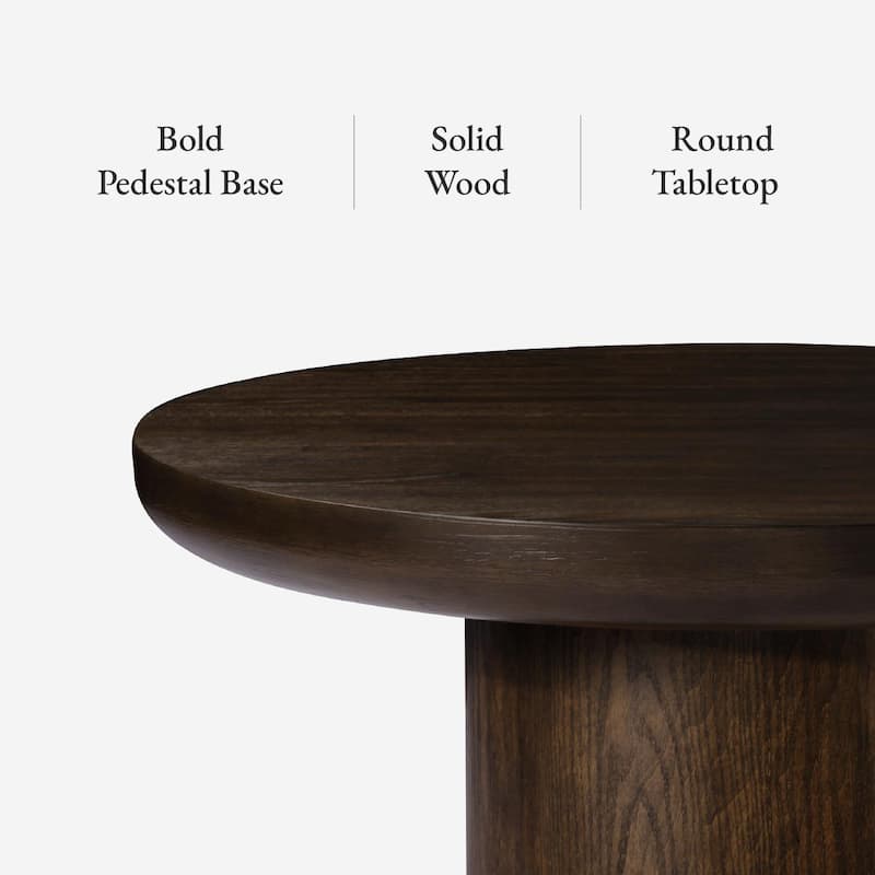 Maven Lane Owen Rustic Wooden Coffee Table