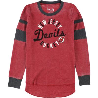 Touch Womens New Jersey Devils Graphic T-Shirt,, Red, Medium