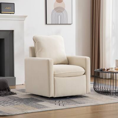 360 Degree Swivel Barrel Accent Chair