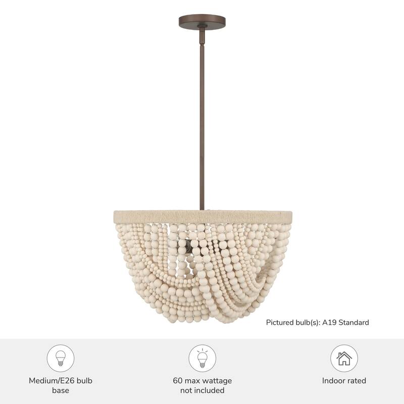 Hunter Autumndale Chandelier - Dining Room, Entry, Living Room - Organic Modern