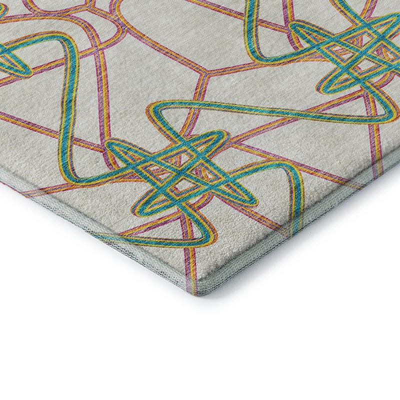 Premium Washable Super Soft Modern Maze Mayfield Rug